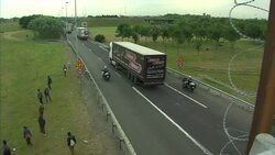 Police Move On Roadside Migrants News Clip