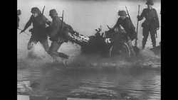 Captured German footage of soldiers and materiel during World War II News Clip
