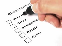 Questionnaire Form Ticking Sometimes Stock Footage