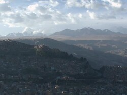WS View of cityscape  / La Paz , Bolivia Stock Footage