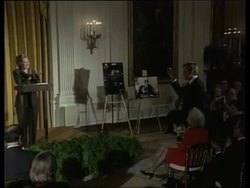 USA: HILLARY CLINTON AT RECEPTION FOR HER NEW BOOK News Clip