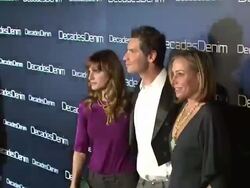 Lake Bell and Cameron Silver at the Decades Denim Launch Party at Beverly Hills CA. (Footage by WireImage Video/GettyImages) Stock Footage
