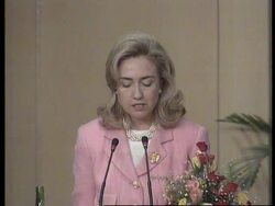China - Hillary Clinton Addresses Conference News Clip