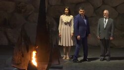 Ukraine PM visits Holocaust memorial Instructional Video