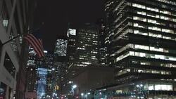 Ordinary street in new york Stock Footage