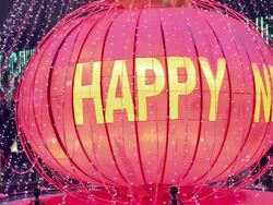 CU chinese lantern festival celebrating new years/xian,shaanxi,china Stock Footage