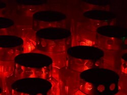 HD: Graveyard candles Stock Footage