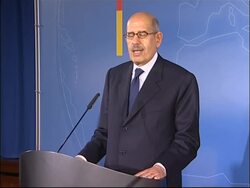 IAEA chief ElBaradei in Berlin for talks with Merkel, Steinmeier News Clip