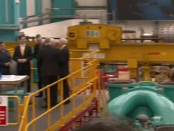 Nick Clegg tours Siemens factory in Gateshead News Clip
