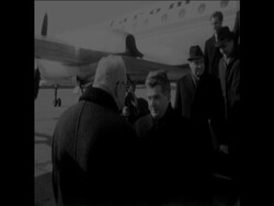 SYND 8-3-73 ROMANIAN PRESIDENT NICOLAE CEAUSESCU ARRIVES IN CZECHOSLOVAKIA News Clip