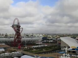 Time-lapse Olympic Park Clouds Stock Footage