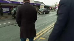 Paul Nuttall walking on campaign trail News Clip