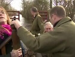 Prince Charles Driven Through Flood Hit Areas of Somerset News Clip