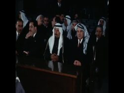 SYND 13/01/71  WASFI TEL AT PARLIAMENTARY SESSION News Clip