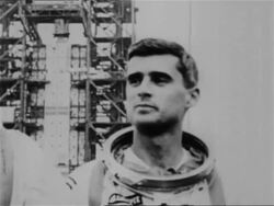 Apollo 1 astronaut crew Stock Footage