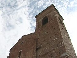 Church facade Stock Footage