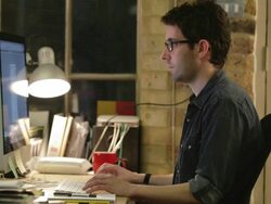 Graphic designer at work Stock Footage