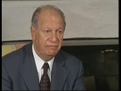 US President Bush is meets the president of Chile News Clip