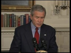 Bush comments on NKorea nuclear test News Clip
