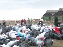 New Dorp Staten Island after Hurricane Sandy Stock Footage