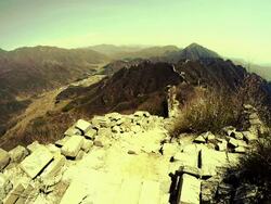 the Great Wall of China Stock Footage