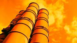 Russian modern missile air defense S-300 Stock Footage