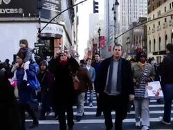 Black Friday Shoppers Stock Footage