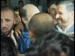 British reporter Johnston arrives at deposed PM Haniyeh's house News Clip