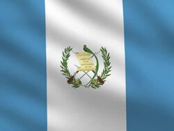 Guatemalan Flag Stock Footage