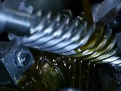 Part of working machine Stock Footage