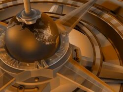 (Loop) Global Compass Rose, Cardinal points, GPS, Survey, Orienteering Stock Footage