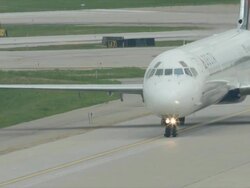 Detroit Metro Airport Ranks 12 in North America Stock Footage