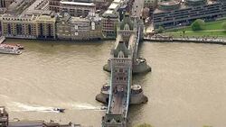 Aerials Of Tower Bridge News Clip