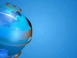 globe with lines Stock Footage