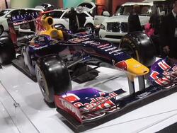 2013 Infiniti Red Bull RB9 race car montage Stock Footage
