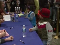 Cast of The Suite Life on Deck at World of Disney in New York Stock Footage