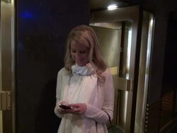 Sandra Lee at NBC Studios. Stock Footage