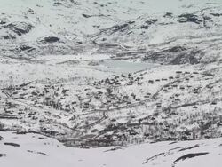 ATMOSPHERE: Norway landscape at the Age of Heroes Set Visit at Haugesund . (Footage by WireImage Video/GettyImages) Stock Footage