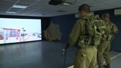 Israeli military use interactive simulator to prepare soldiers for threats  Instructional Video