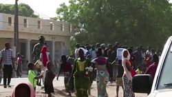CLEAN : Senegalese troops wait for orders at Gambian border News Clip