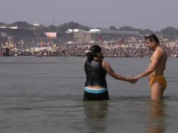 Millions Gather for Kumbh Mela Hindu Festival News Clip