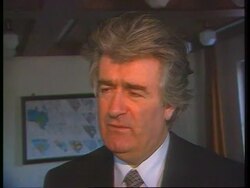 Bosnia - Karadzic Complains of Muslim Tricks News Clip