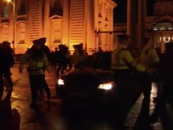 Police clash with protestors over Irish economy News Clip