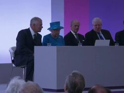 Queen Elizabeth opens London Heathrow Terminal 2 News Clip