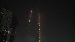 CLEAN : Dubai lights up 2015 with light and sound extravaganza News Clip