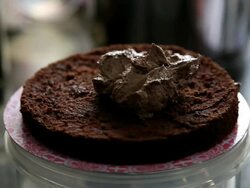 Chocolate Cake Stock Footage