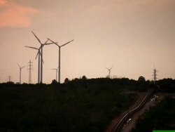 PAL: Windmills Stock Footage