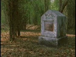 MS Hindu Statue in jungle, Bandhavgarh National Park, India Stock Footage