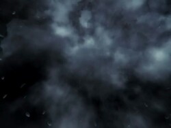 Thunderstorm Turns Into Clear Night Sky Stock Footage