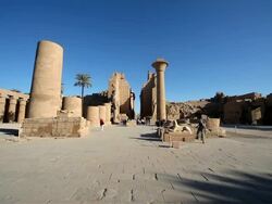 Karnak Complex, Temple Of Amun Stock Footage